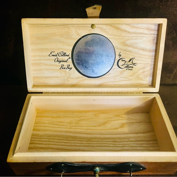 Vintage RARE Enid Collins Original Iron Horse Box Bag - Picture 4 of 4